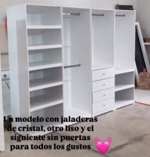 ✅ Diseño modular sin puertas ✅ Estilo moderno y elegante ✅ Amplio, práctico y personalizable